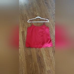 The Limited Red Spaghetti Strap Top Size S